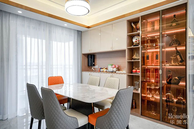 129㎡四居，實(shí)用性拉滿的輕奢風(fēng)設(shè)計(jì)，讓生活簡(jiǎn)單且不失檔次